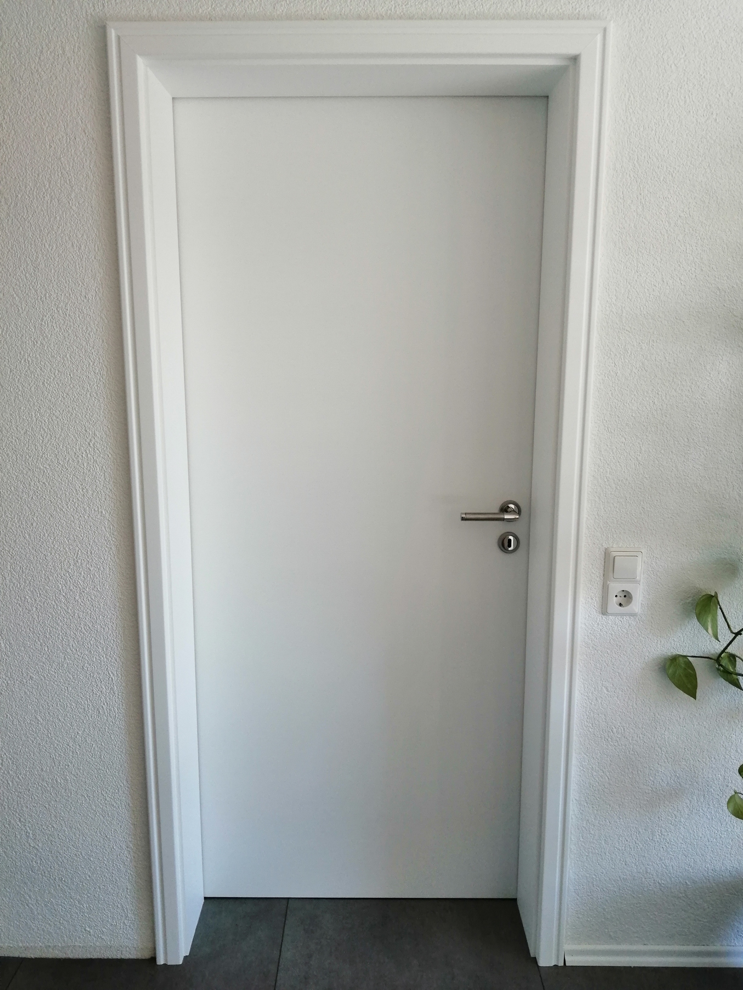 Klebefolie Zimmertür Rahmen Weiss S Pure white