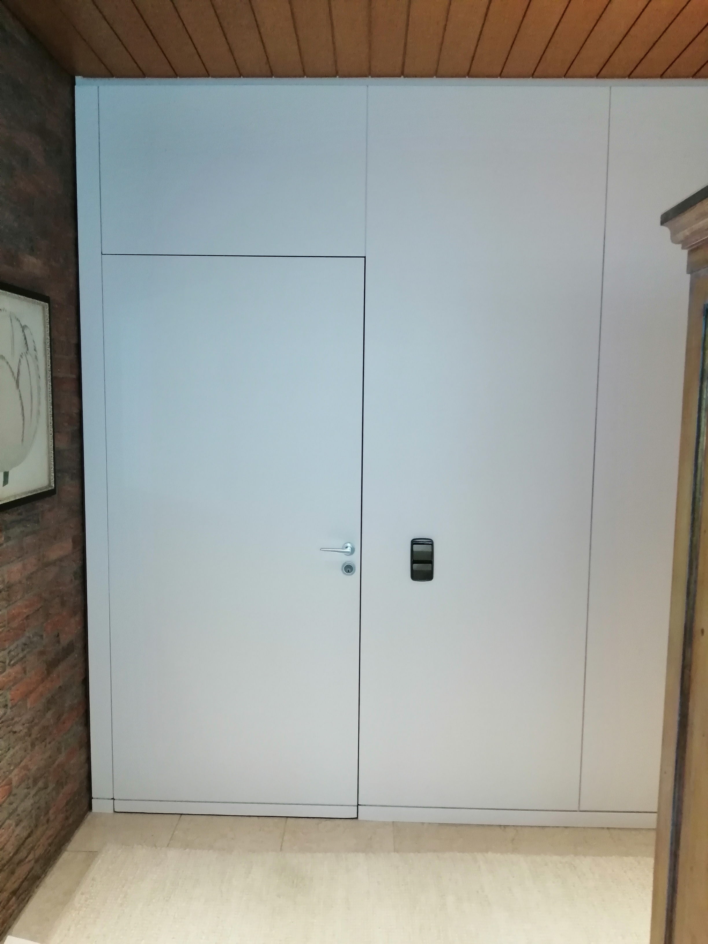 Möbelfolie Wand Tür Weiss S Pure white