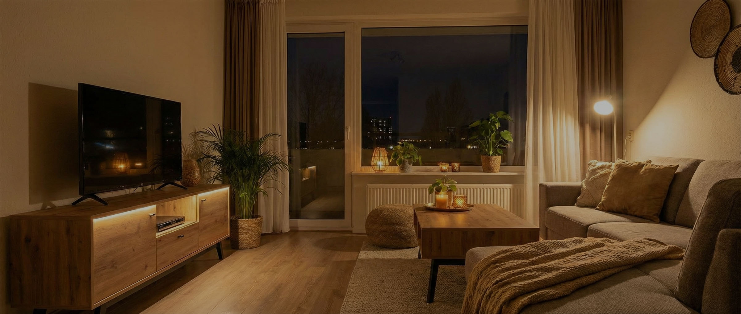 Woonkamer avond